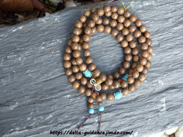 Mâla bouddhiste turquoise