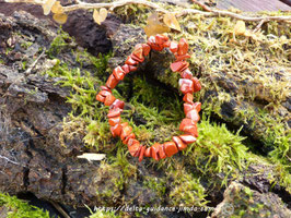 Bracelet Baroque Jaspe Rouge