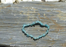 bracelet baroque apatite bleue