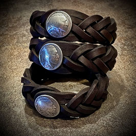 Man-Buffalo Lederarmband