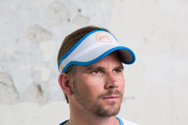 NEON active Performance Visor Cap - white blue