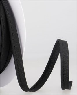 Paspel- und Biesenband, Polyester  schwarz, 10 mm,