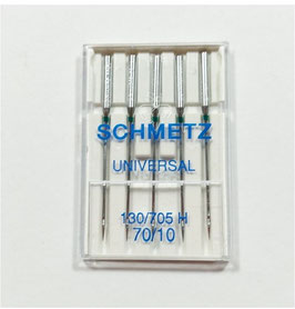 Nähmaschinen Nadel, Schmetz, 130/705 H, Universal, Stärke 70, 5-er Pack