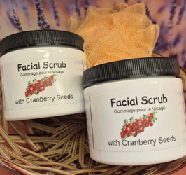 Facial Scrub with Cranberry Seeds