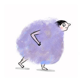 Druck »Lila Flausch«