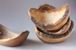 Mini 10cm Olivenholz Schale mit Baumrinde | mini bowl olive wood with tree bark