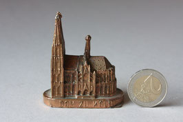 Kölner Dom Miniatur Vintage | Cologne Dom mini figure metal