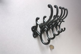 5 Handtuchhaken romantisch schwarz / towel hooks black romantic