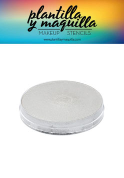Maquillaje al agua Silverwhite with glitter shimmer
