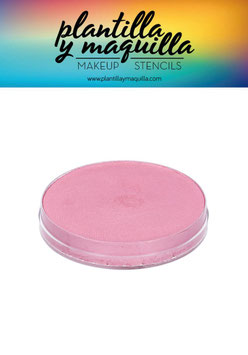 Maquillaje al agua rosa bebe brillante