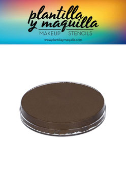 Maquillaje al agua Color brownie