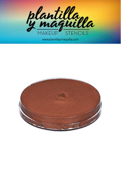 Maquillaje al agua Color cobre brillante