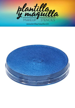Maquillaje al agua Azul místico brillante