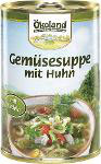 Gemüse-Suppe mit Huhn