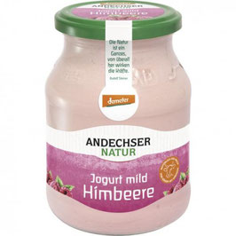 Joghurt mit Himbeeren