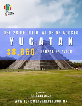 YUCATAN EN AVION JULIO