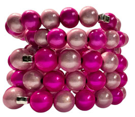 Rosa / pinkes Perlenarmband