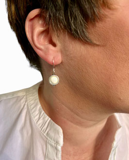 Perlenprinz Ohrringe mit einer Perle