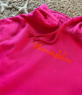 Meermädchen Hoodie / Kapuzen-Sweatshirt in pink