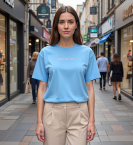 T-Shirt in sky blue "GOOD DAYS ONLY 2026"
