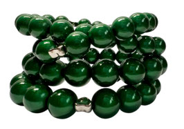 Dark Green Perlenarmband