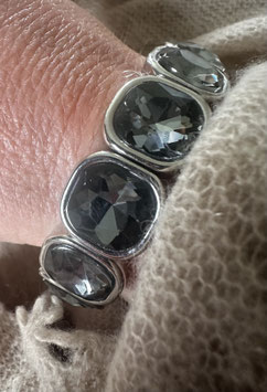 Exklusives und stilvolles STELLARA Armband - mitternachtsgrau