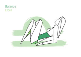 Lot de trois cartes : les Signes d'air