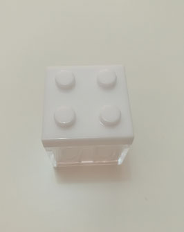 Scatoletta Lego bianca
