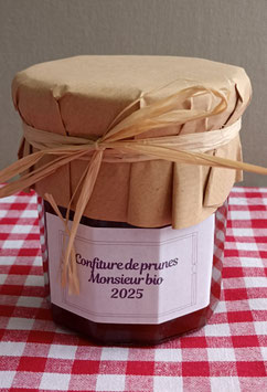 Confiture de prunes Monsieur bio