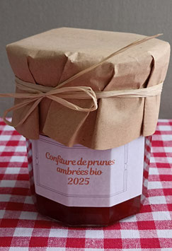 Confiture de prunes ambrées bio