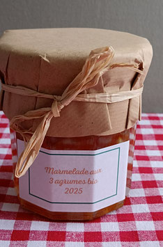 Marmelade aux 3 agrumes bio