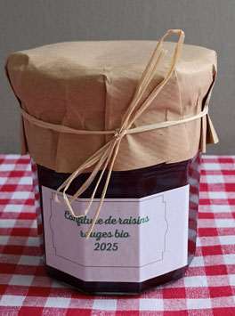 Confiture de raisins rouges bio