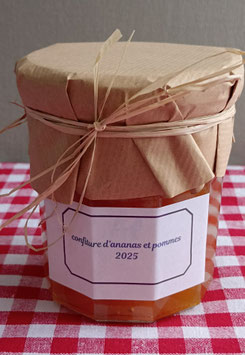 Confiture d'ananas et pommes