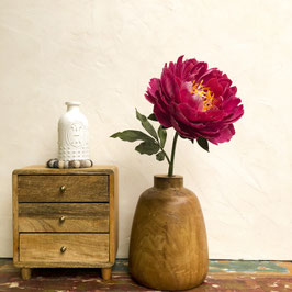 Papierblume Choral Charm Pfingstrose - Einzelstück