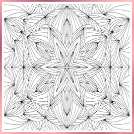 Mandala Stern des Horus - Ein Zeichen für innere Sammlung