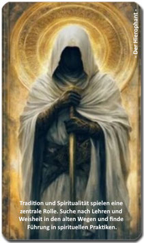 Tageskarte  "Tarot" ziehen