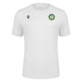MACRON Boost Eco T-Shirt weiß mit kleinem runden TV Schleissheim Logo