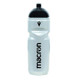 MACRON WATER BOTTLE Silber/Schwarz