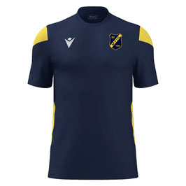 MACRON POLIS Navy/Gelb Shirt kurzarm mit SC MYHL Logo, Wunschname und Wunschnummer