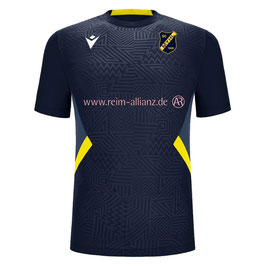 MACRON SHEDIR Navy/Gelb Shirt Kurzarm mit SC MYHL Logo, Wunschname und Wunschnummer