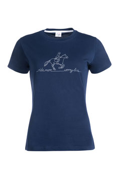 ST【H】T-shirt -Ride More-(deep blue)13690