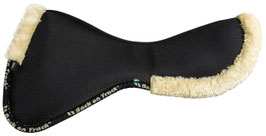 【E】BACK ON TRACK Impact Faux Fur Half Pad (Black/Full)B23299003*