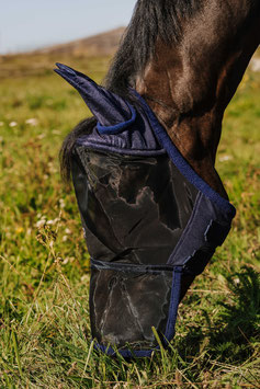 【E】RIDING WORLD - First - fly mask ( Navy blue )