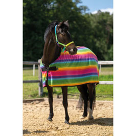 【H】Cooler -Rainbow- for shetland ponies (varicoloured stripes)15348