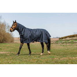 【E】EQUITHÈME Turnout Rug 0g – Anatomic Combo 1200D(Navy blue)
