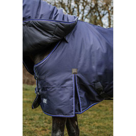【E】EQUITHÈME Rug - Classic 3 Layers( Navy blue / 200 g/m²)