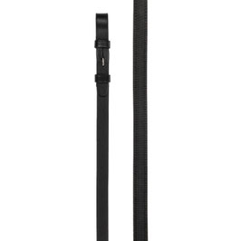 ST【H】Reins made of leather with rubber -Sophie-(black/Cob)14939