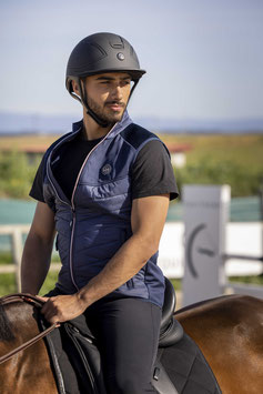 【E】Giland syears old manches EQUITHÈME -Jules-(Navy blue)