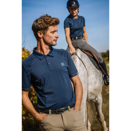 ST【E】EQUITHÈME - Eric - Polo Shirt(Navy blue )