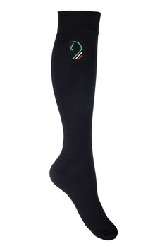 【H】Riding socks -Livigno-(black)14893